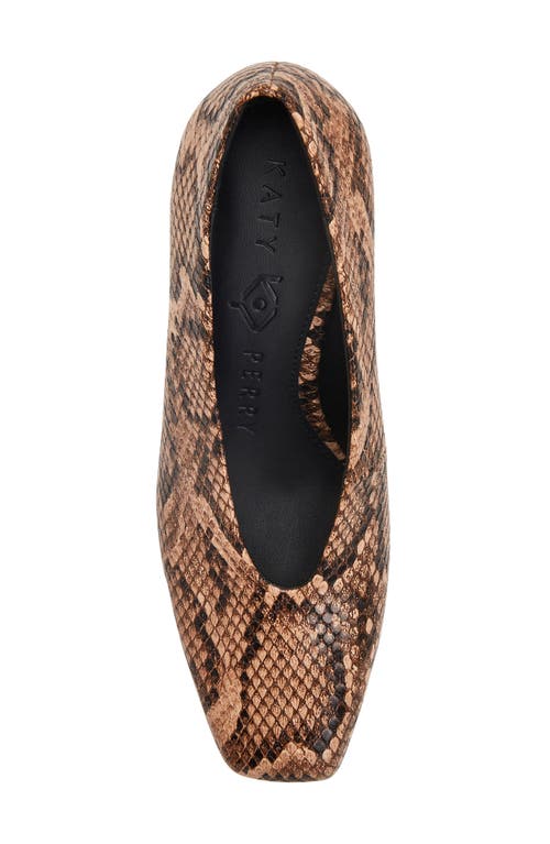 Shop Katy Perry Hollow Wedge Pump In True Taupe Multi