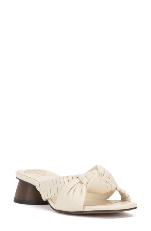 Leana Slide Sandal in Creamy White