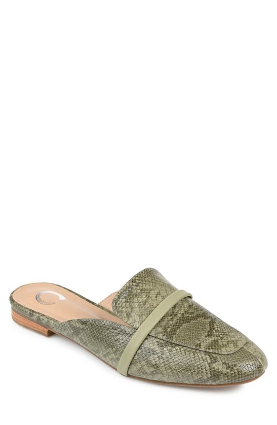 JOURNEE COLLECTION RENEYE EMBOSSED MULE