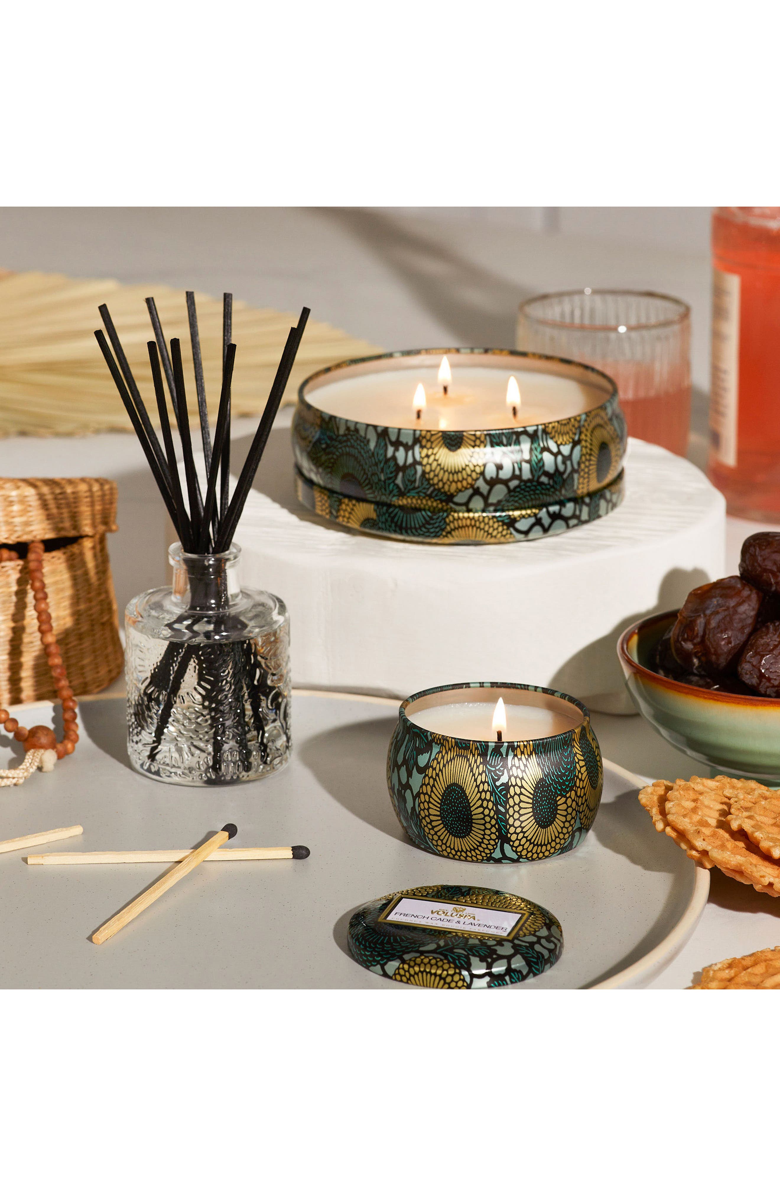 Voluspa French Cade & Lavender 3Wick Candle Nordstrom