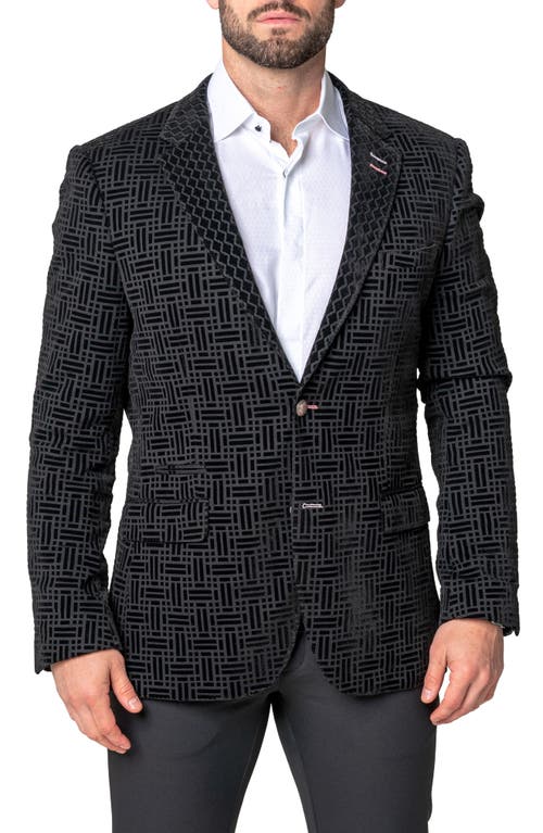 Maceoo Socrates Shadow Black Sport Coat at Nordstrom,