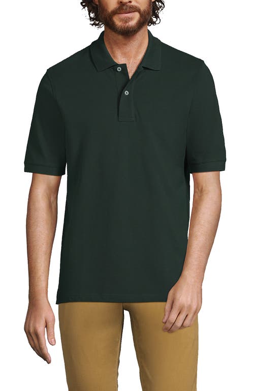 Shop Lands' End Short Sleeve Comfort-first Mesh Polo Shirt In Deep Woodland Green