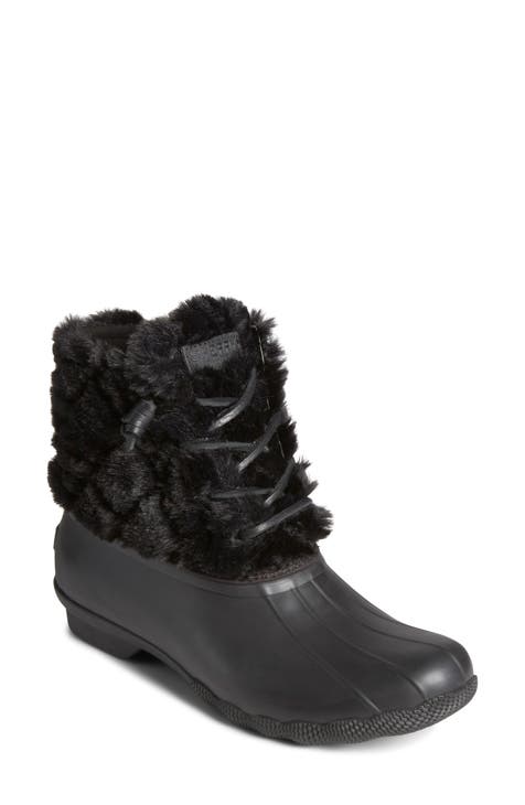 Saltwater Quilted Faux Fur Boot (Women)