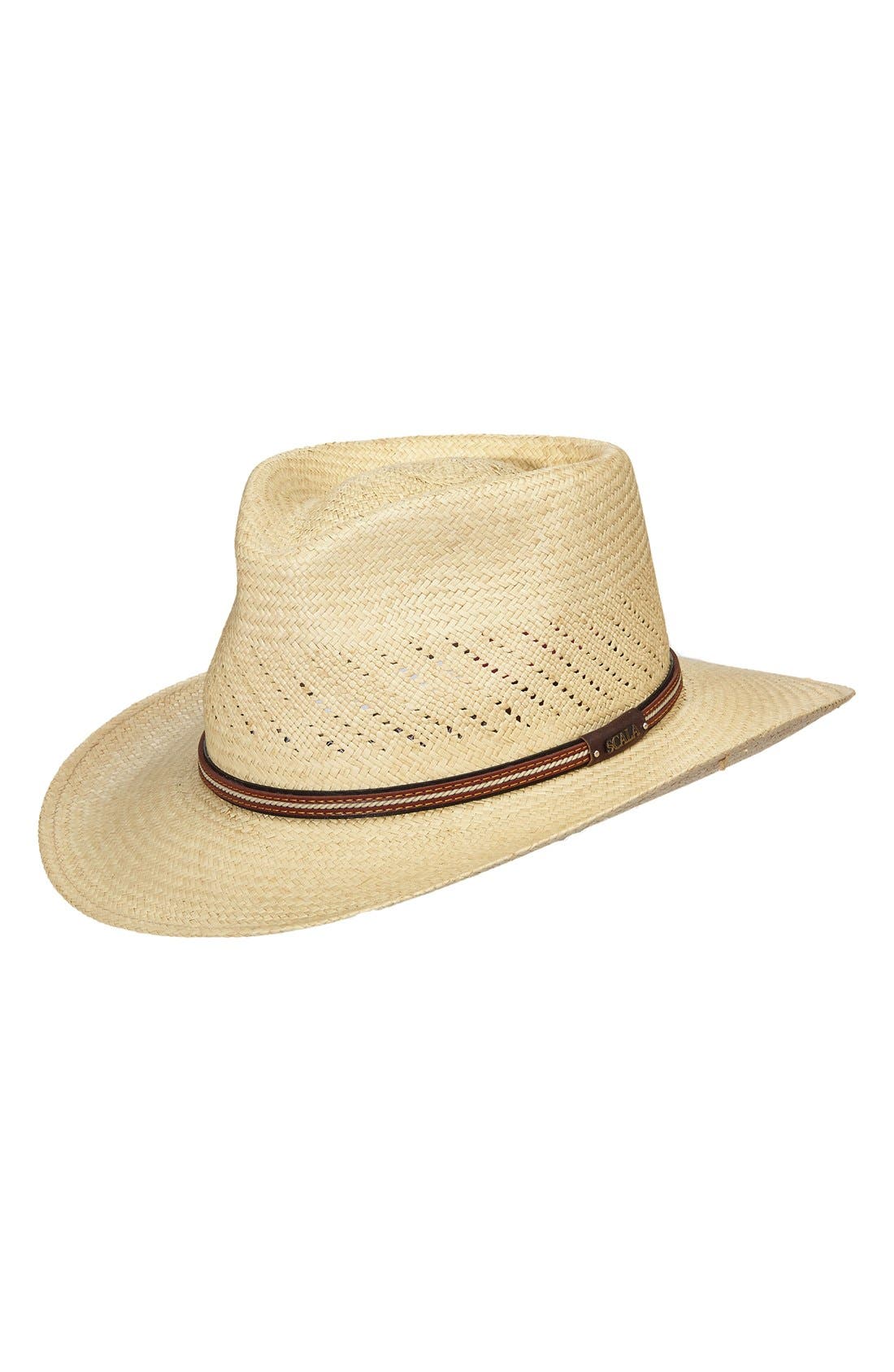 Scala Straw Panama Hat Nordstrom
