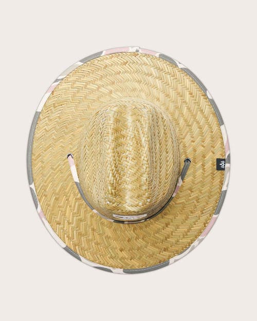 Hemlock Willow Little Kids Straw Lifeguard Hat In Pastel Camo