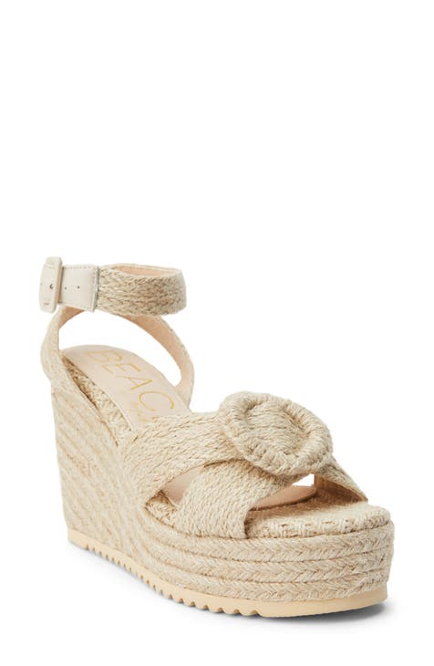 Marc fisher kai espadrille wedge online sandal