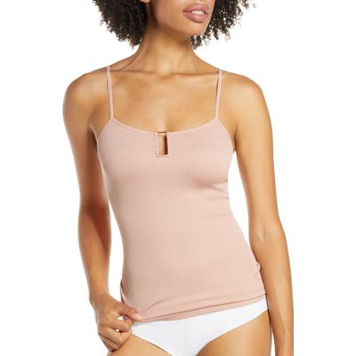 Free People Intimately Fp Be My Baby Rib Camisole, Pink