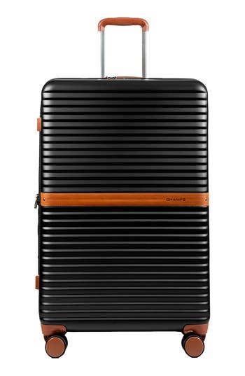 Champs Vintage Ii 28-inch Hardside Spinner Packing Case In Black