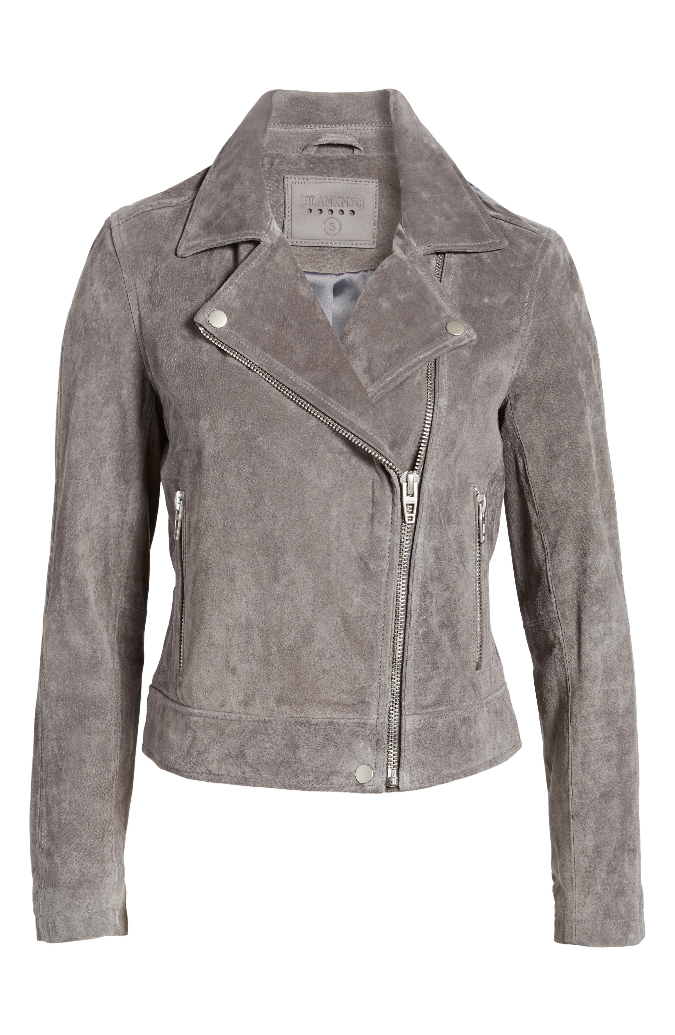 blank nyc suede jacket grey