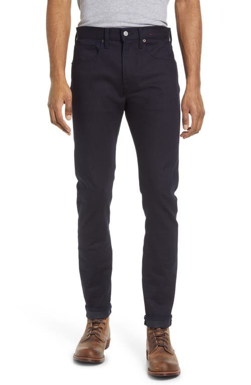 The Scissors Slim Tapered 10.5-Ounce Stretch Selvedge Jeans in Blue Black Raw
