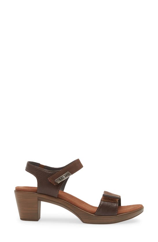 Naot 'intact' Sandal In Coffee Bean Brown