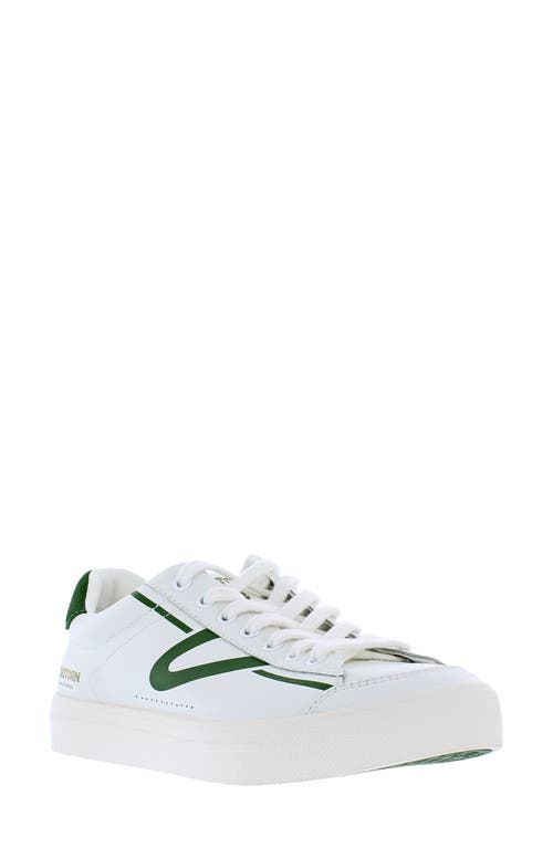 Hopper Sneaker in White Green