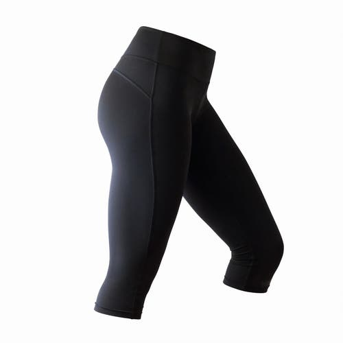 Uv Skinz Active Sport Swim Capris In Black