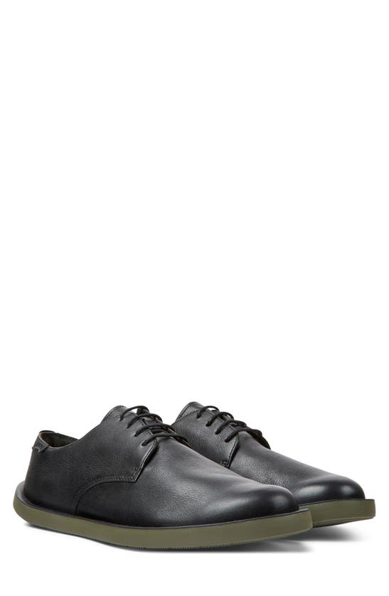 Camper Wagon Derby-schuhe In Black Leather