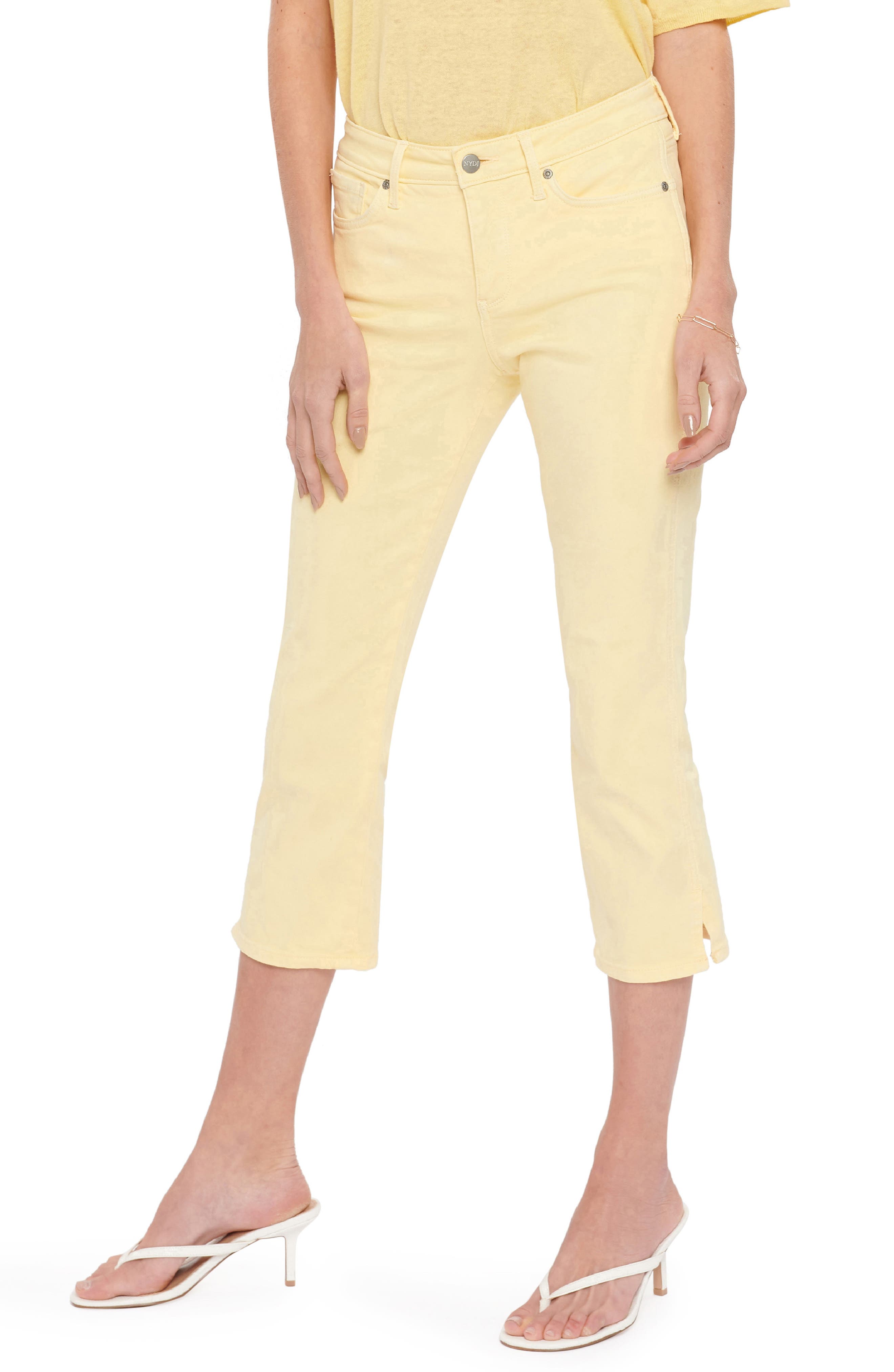 yellow jeans pants