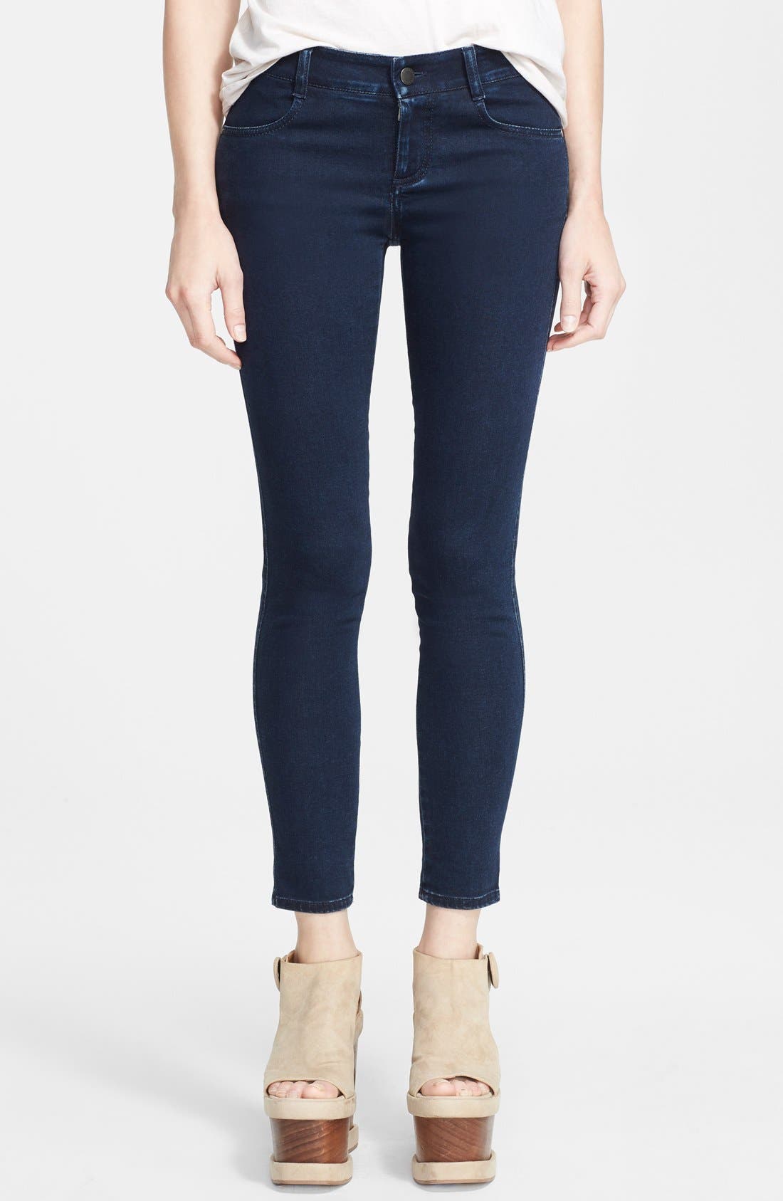 plus size ankle grazer jeans