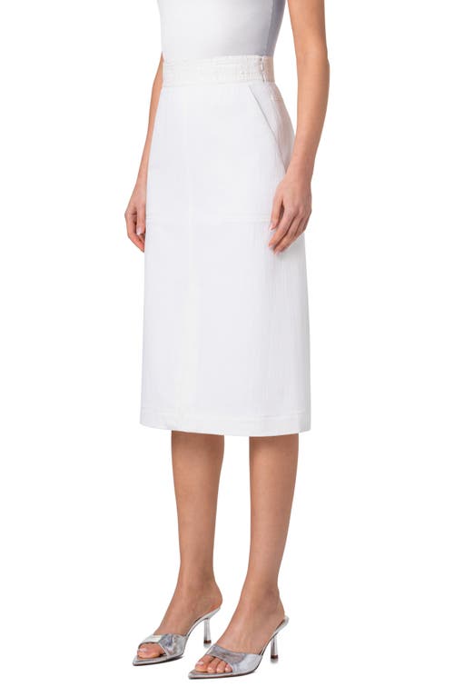 AKRIS PUNTO AKRIS PUNTO TWEED WAISTBAND A-LINE SKIRT 