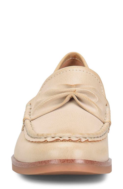 B O C By Børn Bowie Ruched Strap Flat In Cream
