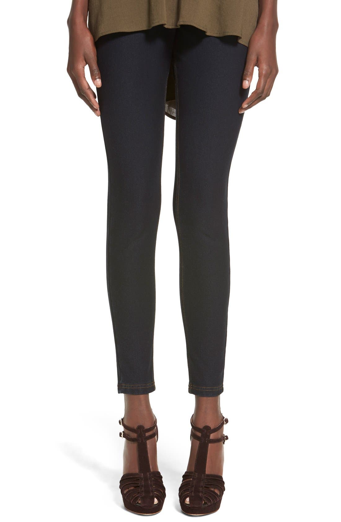 fleece lined jean leggings