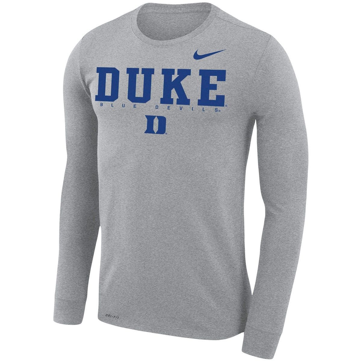 Nike Men's Nike Gray Duke Blue Devils 