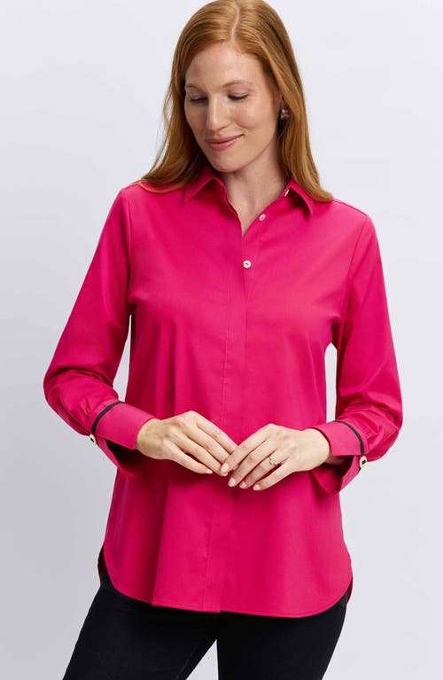 FOXCROFT FOXCROFT IRIS BUTTON-UP SHIRT