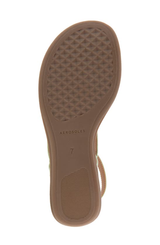 Shop Aerosoles Conclusion Slingback Sandal In Gleam Patent Pu W/ Cork