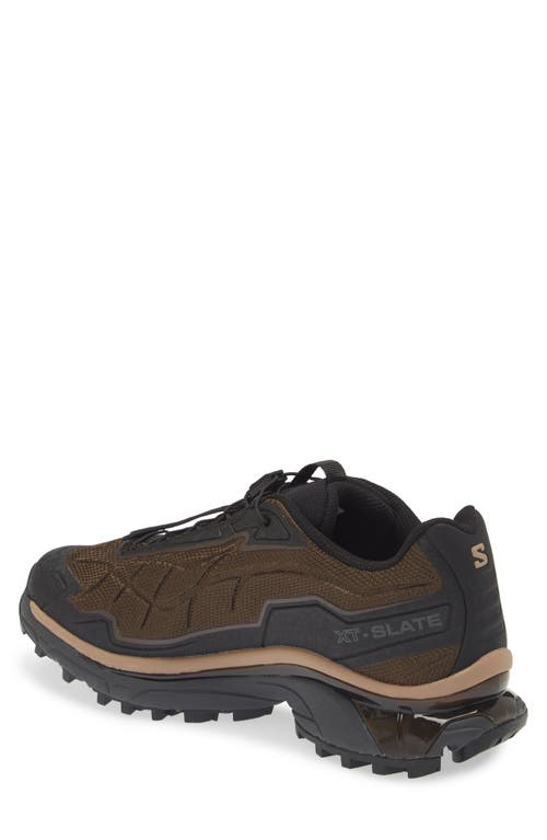 Salomon Xt-slate Rubber-trimmed Mesh Sneakers In Wren/black/portabella