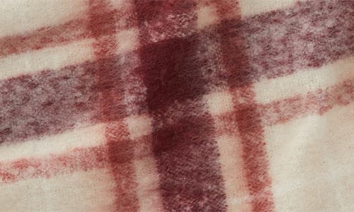 Upwest X Nordstrom Fireside Fleece Throw Blanket In Henna Plaid