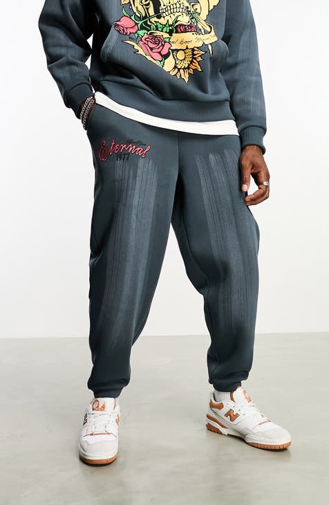 Oversize Grunt Text Joggers