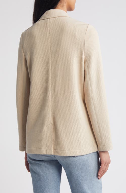 Shop Caslonr Caslon(r) Relaxed Knit Blazer In Tan Doeskin