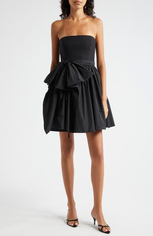 Shop Cinq À Sept Liv Strapless Dress In Black