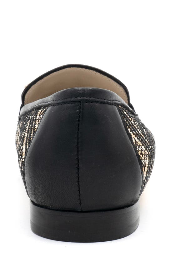 Shop Amalfi By Rangoni Greve Loafer In Black Vittorio - Platinum Acc