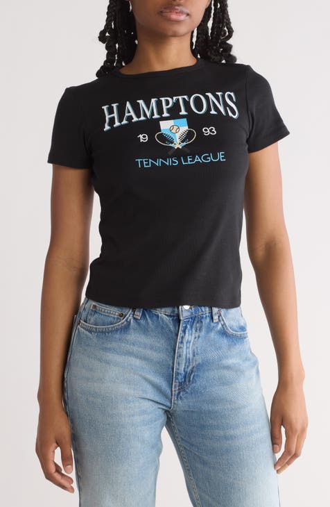 Hamptons Tennis Graphic T-Shirt