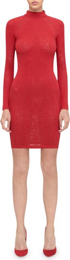 53284 Intricate Sheer Pattern Dress - Wolford