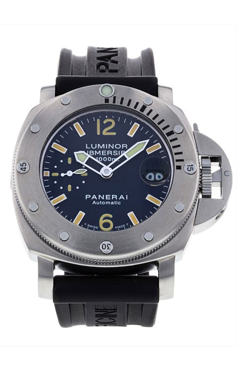 Watchfinder & Co. Panerai  Luminor Submersible Rubber Strap Watch, 44mm In Blue