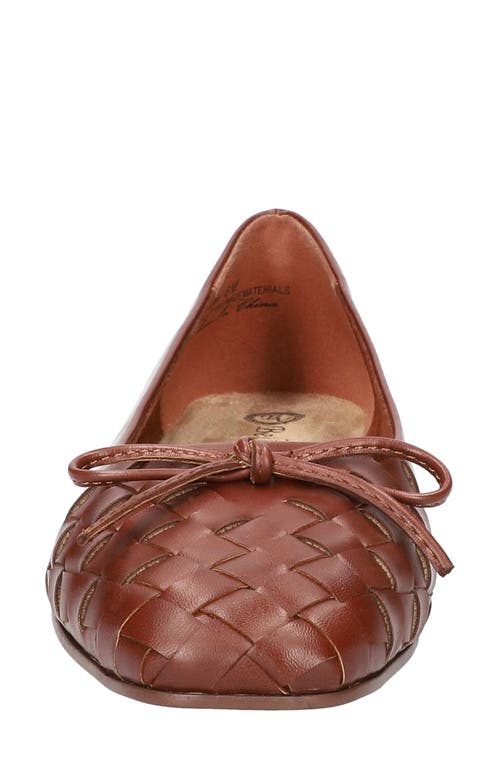 Shop Bella Vita Francie Ballet Flat In Dark Tan