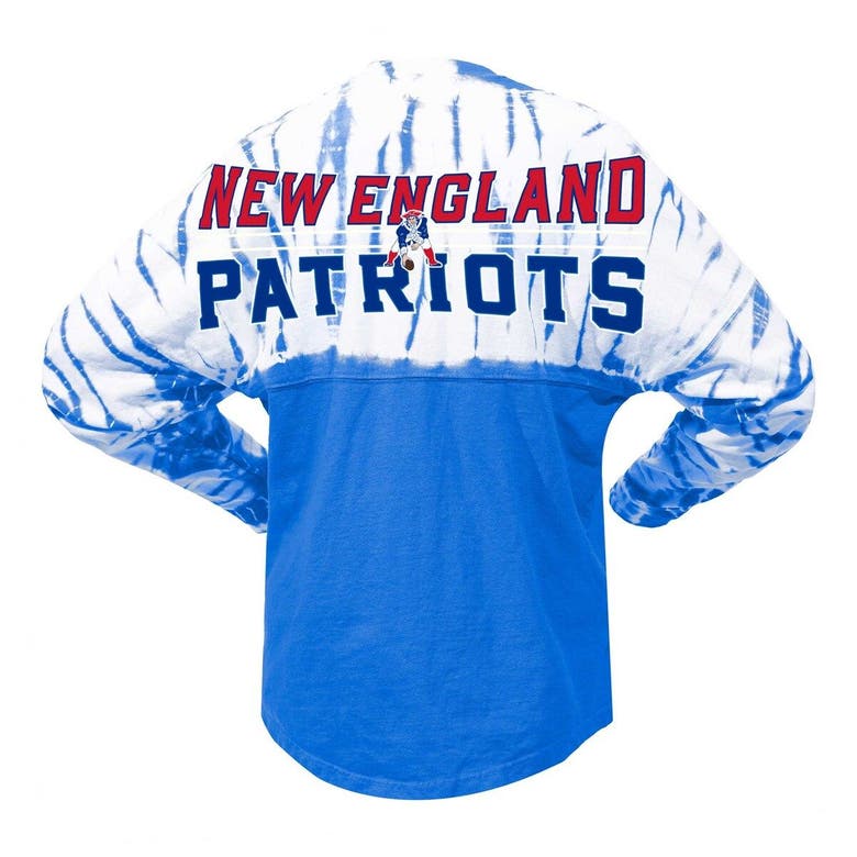 Fanatics Branded Royal New England Patriots Vintage Bamboo Spirit Jersey  Long Sleeve T-shirt