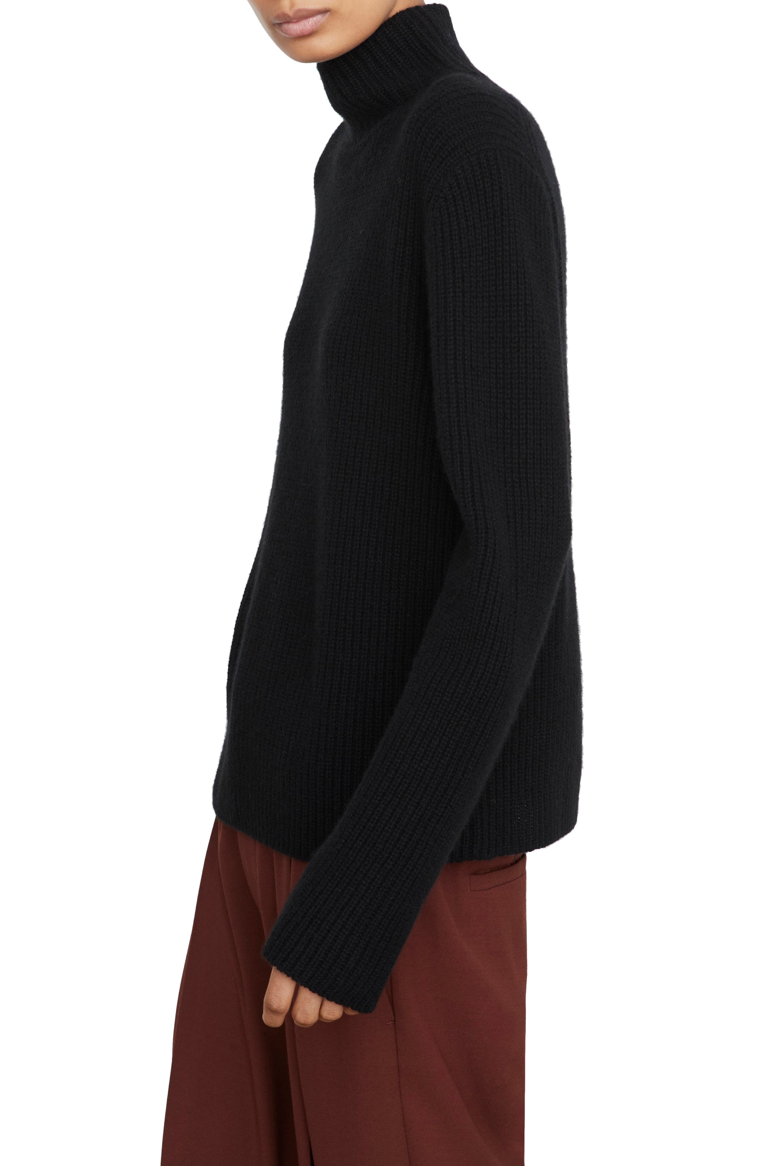 Vince Women's Cashmere Shaker Rib Turtleneck Sweater
