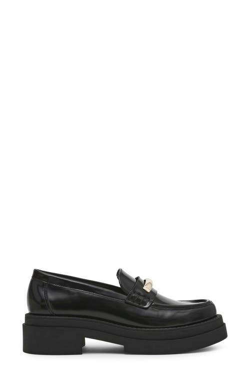 Shop Steve Madden Rodrigo Platform Bit Loafer In Black Box