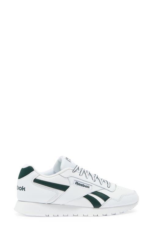 Shop Reebok Glide Sneaker In White/green/white