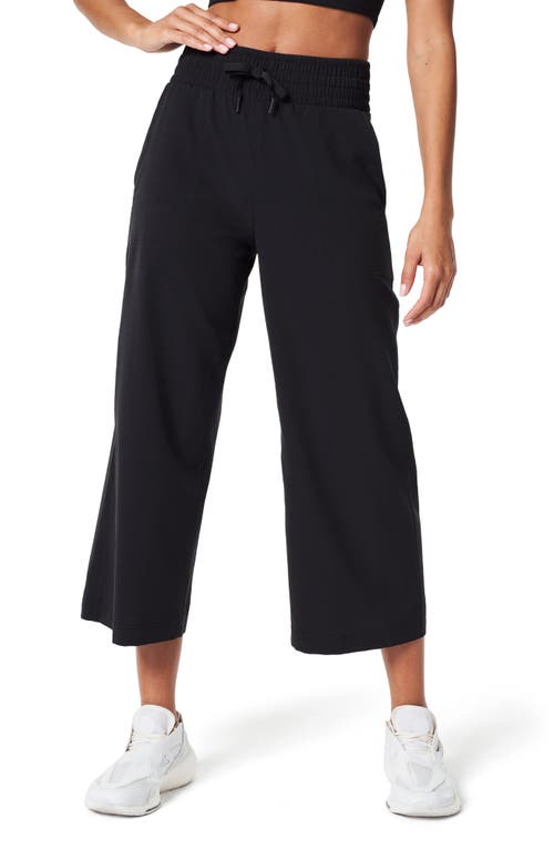 SPANX Casual Fridays Elastic Waist Crop Wide Leg Pants at Nordstrom,