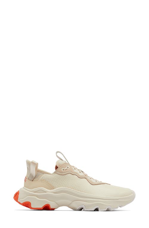 Sorel Breakthru City Lace Sneakers In Bleached Ceramic/optimized Orange In Bleached Ceramic/orange