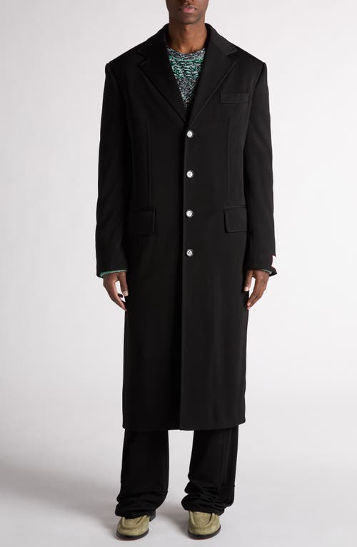 Shop Bottega Veneta Fluid Matte Jersey Topcoat In 1000 Black