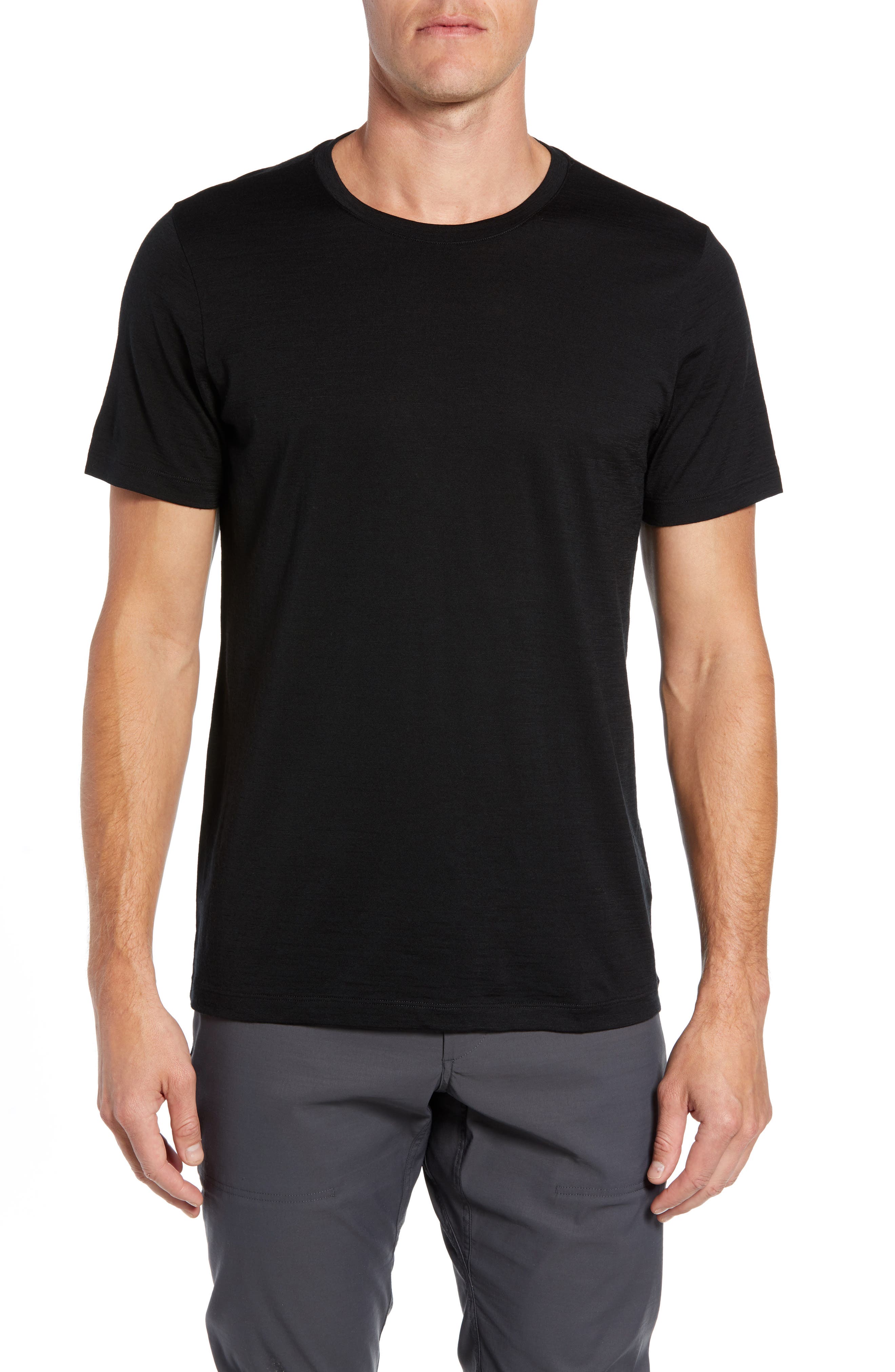 EAN 9420053439663 product image for Men's Icebreaker Tech Lite Natural Performance T-Shirt, Size XX-Large - Black | upcitemdb.com