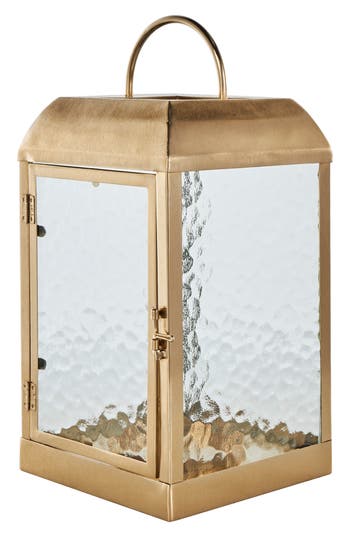 Sonoma Sage Home Metal Candle Lantern In Gold