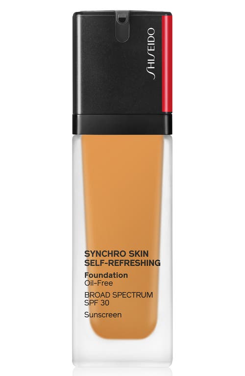 Shiseido Synchro Skin Self-Refreshing Liquid Foundation in 420 Bronze at Nordstrom