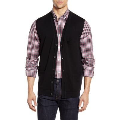 Nordstrom Shop Merino Button Front Sweater Vest
