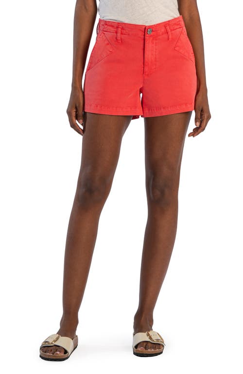 KUT from the Kloth Kimia Denim Shorts Cayenne at Nordstrom,