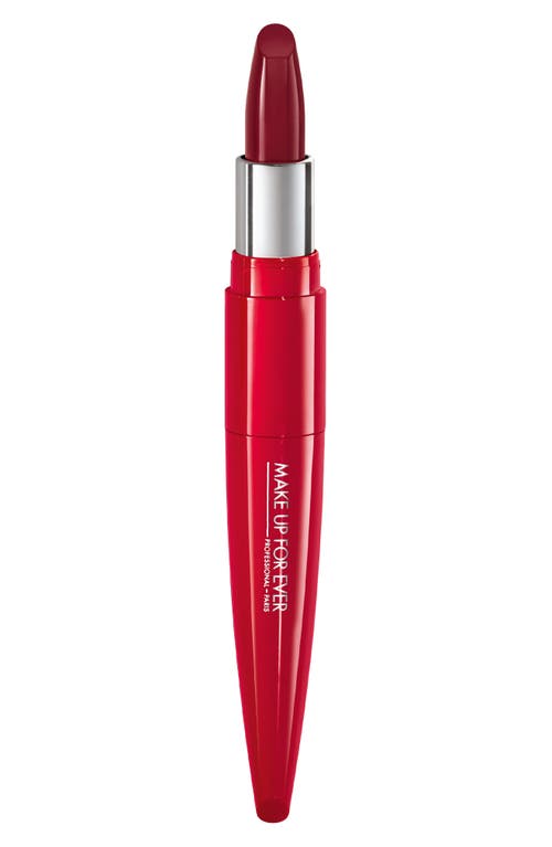 Make Up For Ever Rouge Artist Shine On Lipstick in 436 Passionate Cherry at Nordstrom