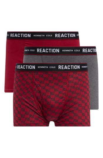 Kenneth Cole Collection 3-pack Boxer Briefs In Red